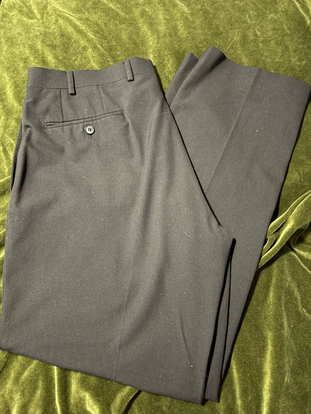 Van Heusen Slim Fit Flex Black Dress Pants